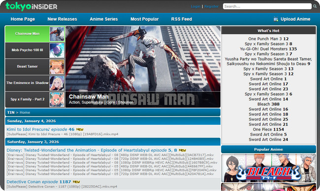 tokyoinsider anime download