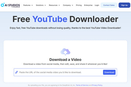 ai studios youtube video downloader
