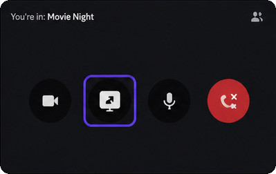 click screen share