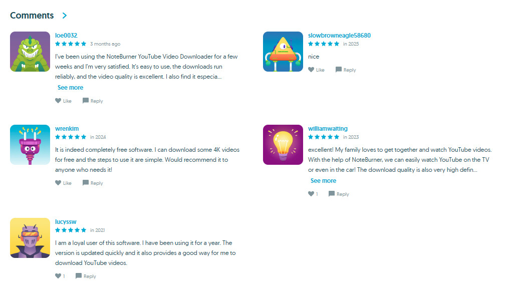 NoteBurner YouTube Video Downloader review from uptodown