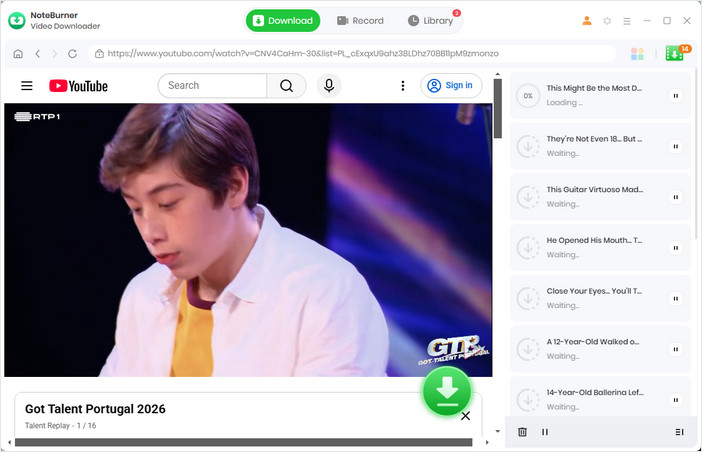 Testing Playlist Download