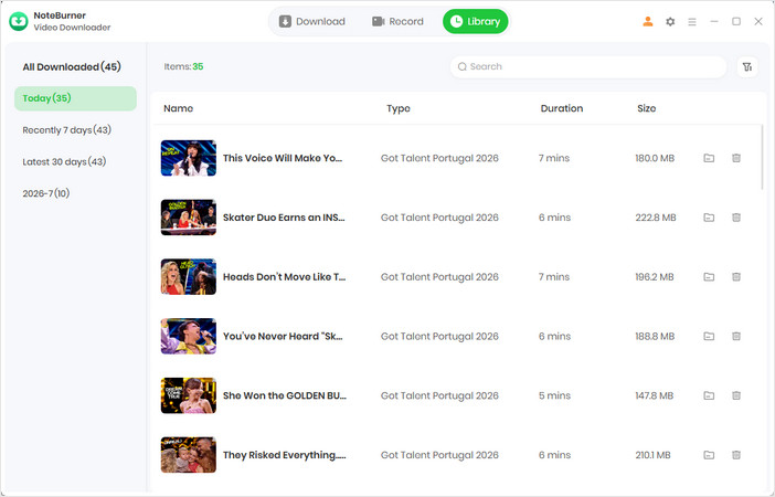 Download library